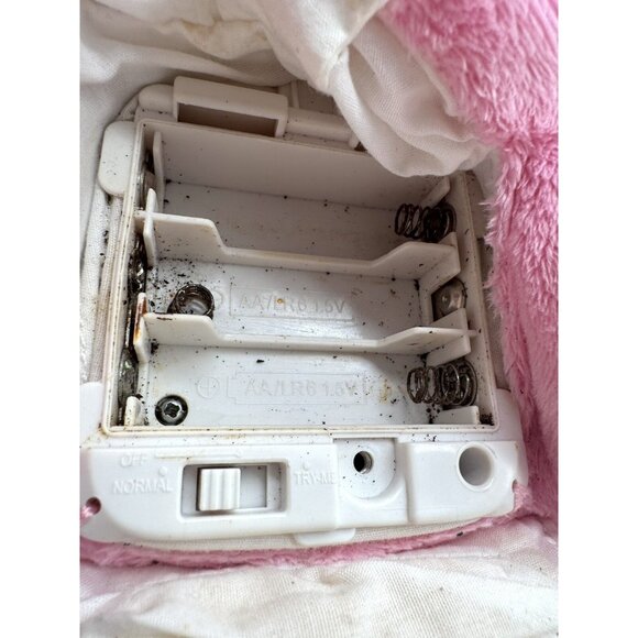 Hasbro Tiger I-Dog Pink Plush Speaker Cord 2008 Sega iDog NOT WORKING for Parts - Picture 9 of 9